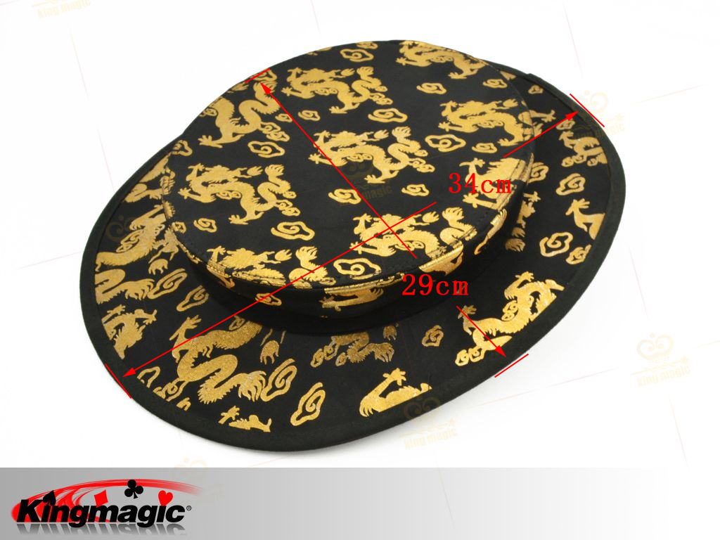 高品质折叠魔术帽(金龙)