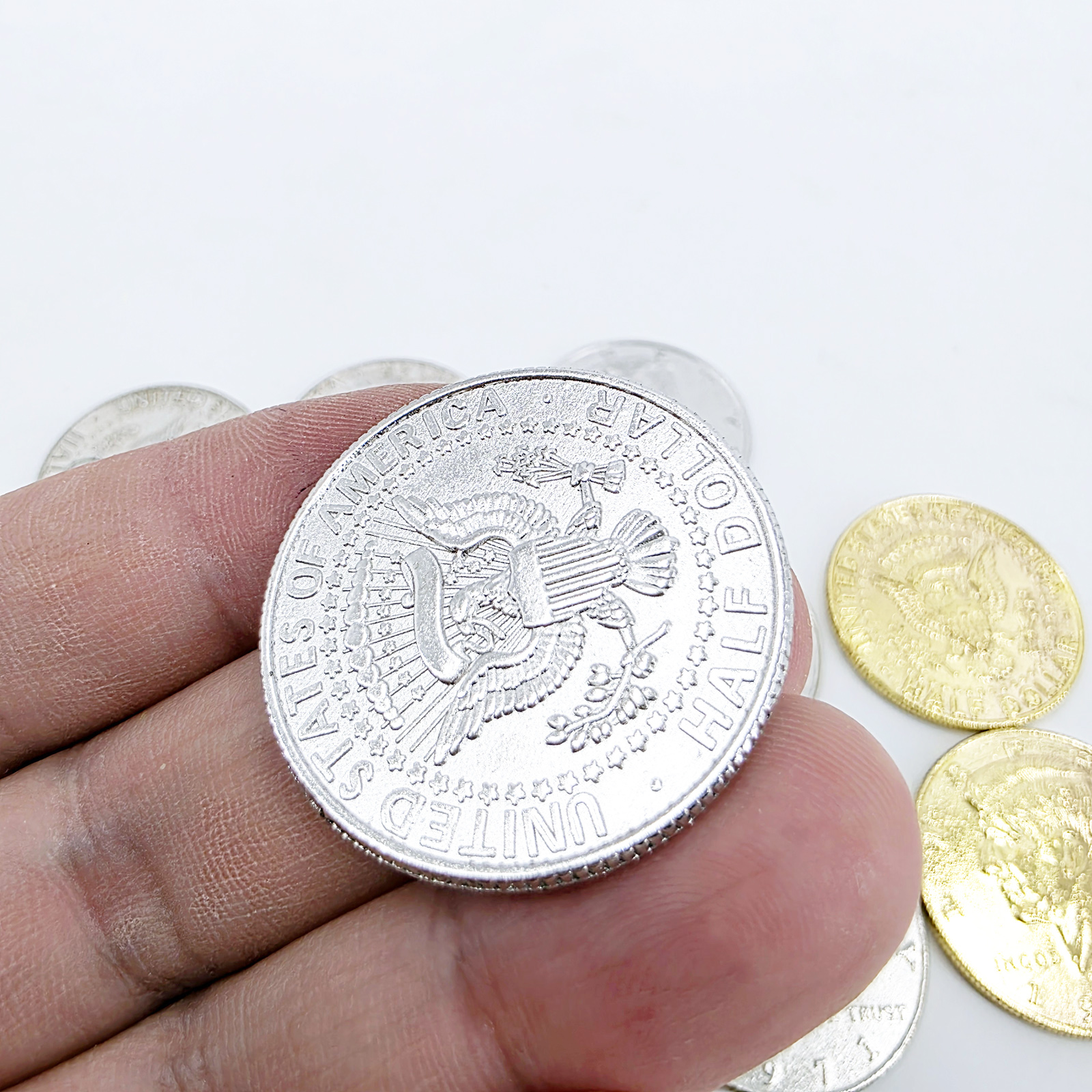 50美分金银双面币